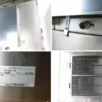 中古厨房 ホシザキ 業務用 クレセントアイス メーカー ストッカー付 半月型 製氷機 KMD-270AB-J SAF-200A-1-KM 2021年製 2022年製